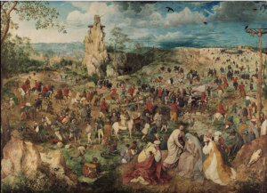 Pieter Bruegel the Elder’s The Procession to Calvary (1564)