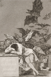 Francisco Goya’s The Sleep of Reason Produces Monsters (c. 1799)