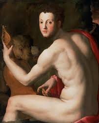 Portrait of Cosimo I de'Medici as Orpheus by Agnolo Bronzino