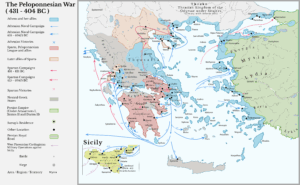 Read more about the article Maps for Peloponnesian War