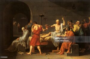 David, Jacques-Louis. The Death of Socrates. 1787. Oil on canvas. 129.5 x 196.2 cm. Metropolitan Museum of Art, New York. 973792490 2048x2048crtio4